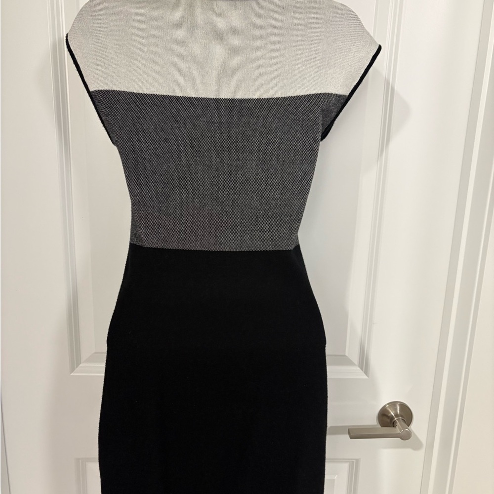 Dynamite Black and Gray Asymmetrical Dress - Picture 4 of 5